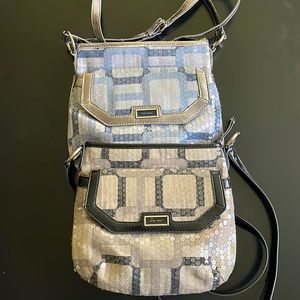 Both bags are with clear sequins, beautiful colors, soft material 🤗